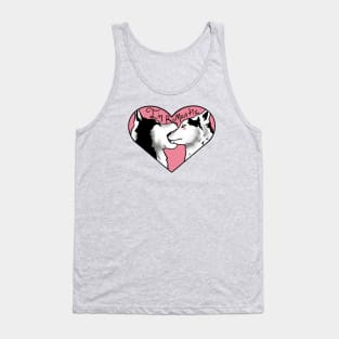 I'm Romantic Husky Love in a Heart Tank Top